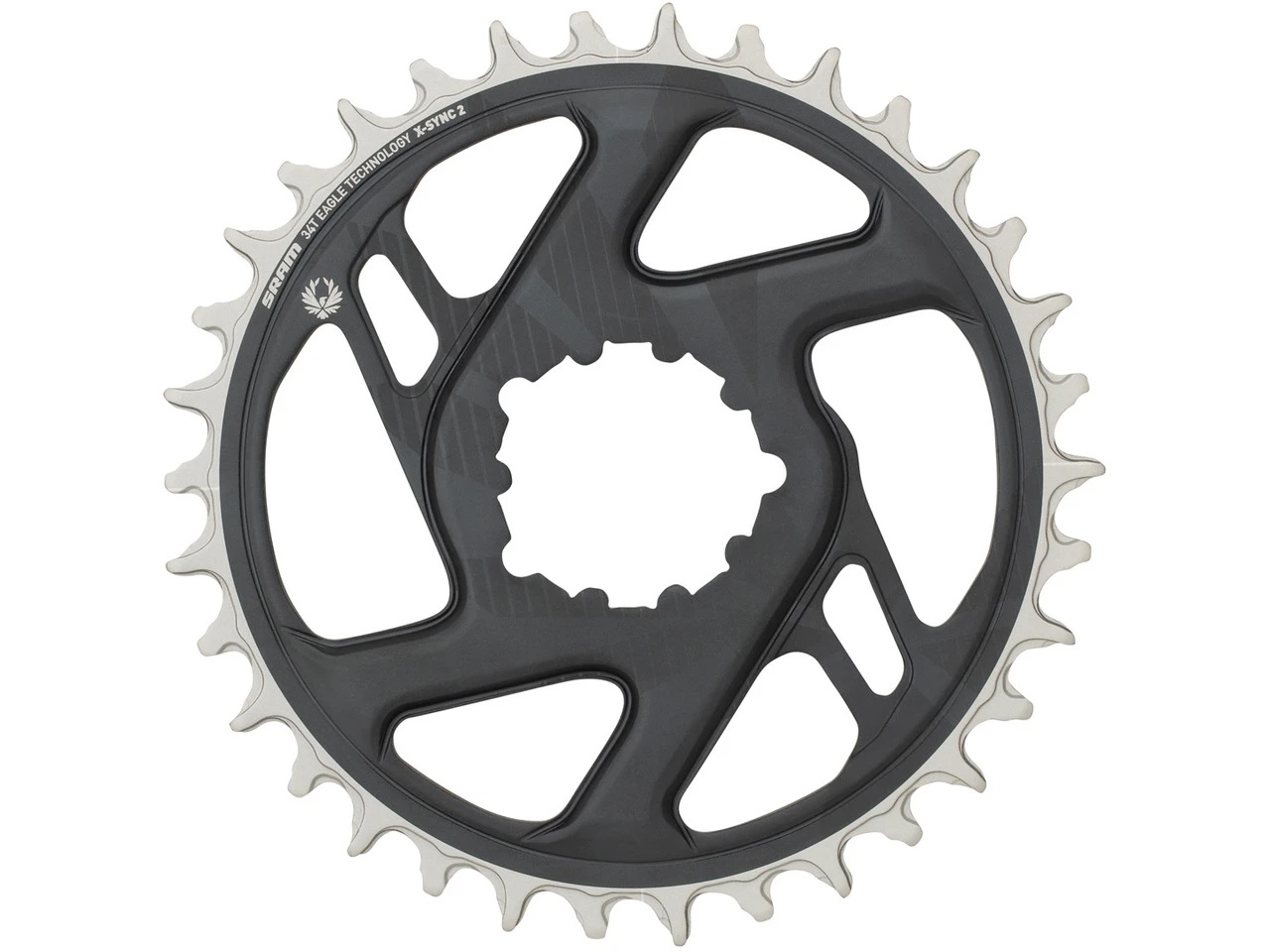 ΔΙΣΚΟΣ ΦΥΛΛΟ SRAM X-SYNC 2 34T DIRECT MOUNT 3MM OFFSET BOOST EAGLE COLD FORGED LUNAR GREY