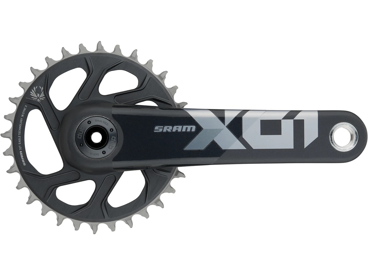 ΔΙΣΚΟΒΡΑΧΙΟΝΑΣ SRAM X01 EAGLE BOOST 148 DUB 12S 175mm DIRECT MOUNT 32T X-SYNC 2 LUNAR POLAR C2