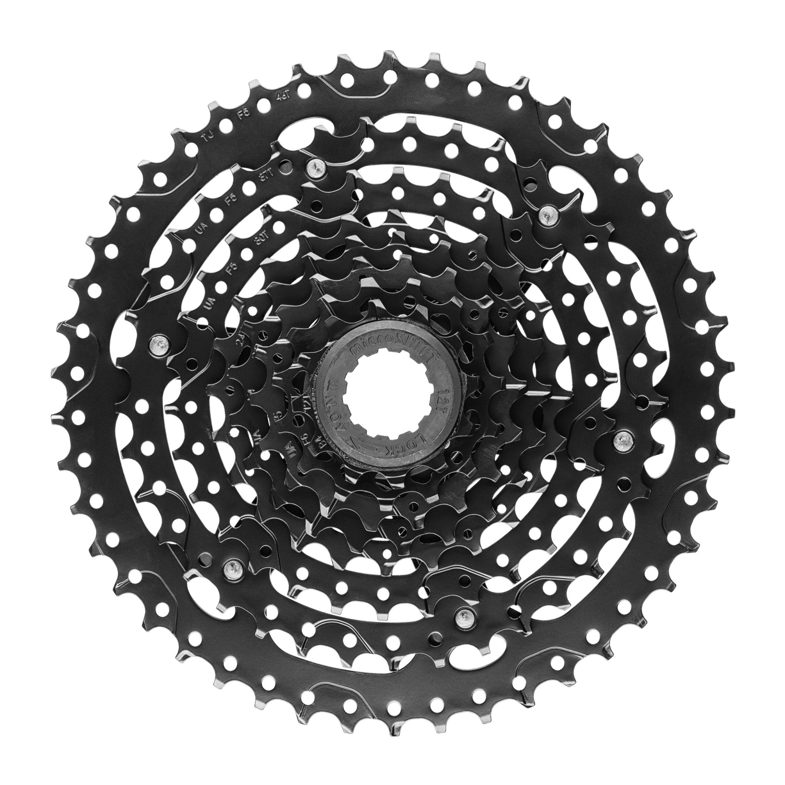 ΚΑΣΕΤΑ MICROSHIFT ACOLYTE CS-H083 12-46T 8 ΤΑΧΥΤΗΤΩΝ BLACK