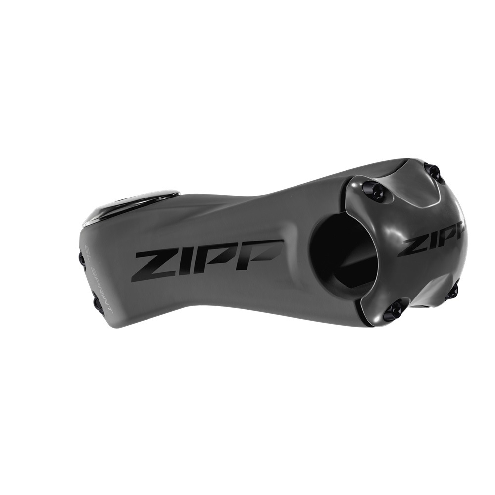 ΛΑΙΜΟΣ ZIPP SL SPRINT 12DEG 100MM 1.125 CARBON MATTE BLACK LOGOS UNIVERSAL FACEPLATE A3