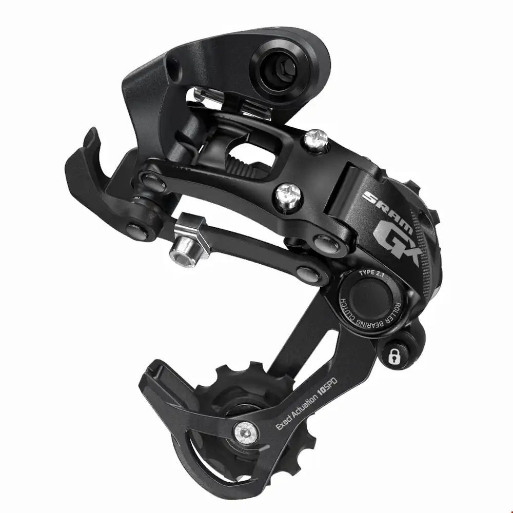 ΣΑΣΜΑΝ ΟΠΙΣΘΙΟ SRAM GX TYPE 2.1 015 10 ΤΑΧΥΤΗΤΩΝ LONG CAGE ΜΑΥΡΟ