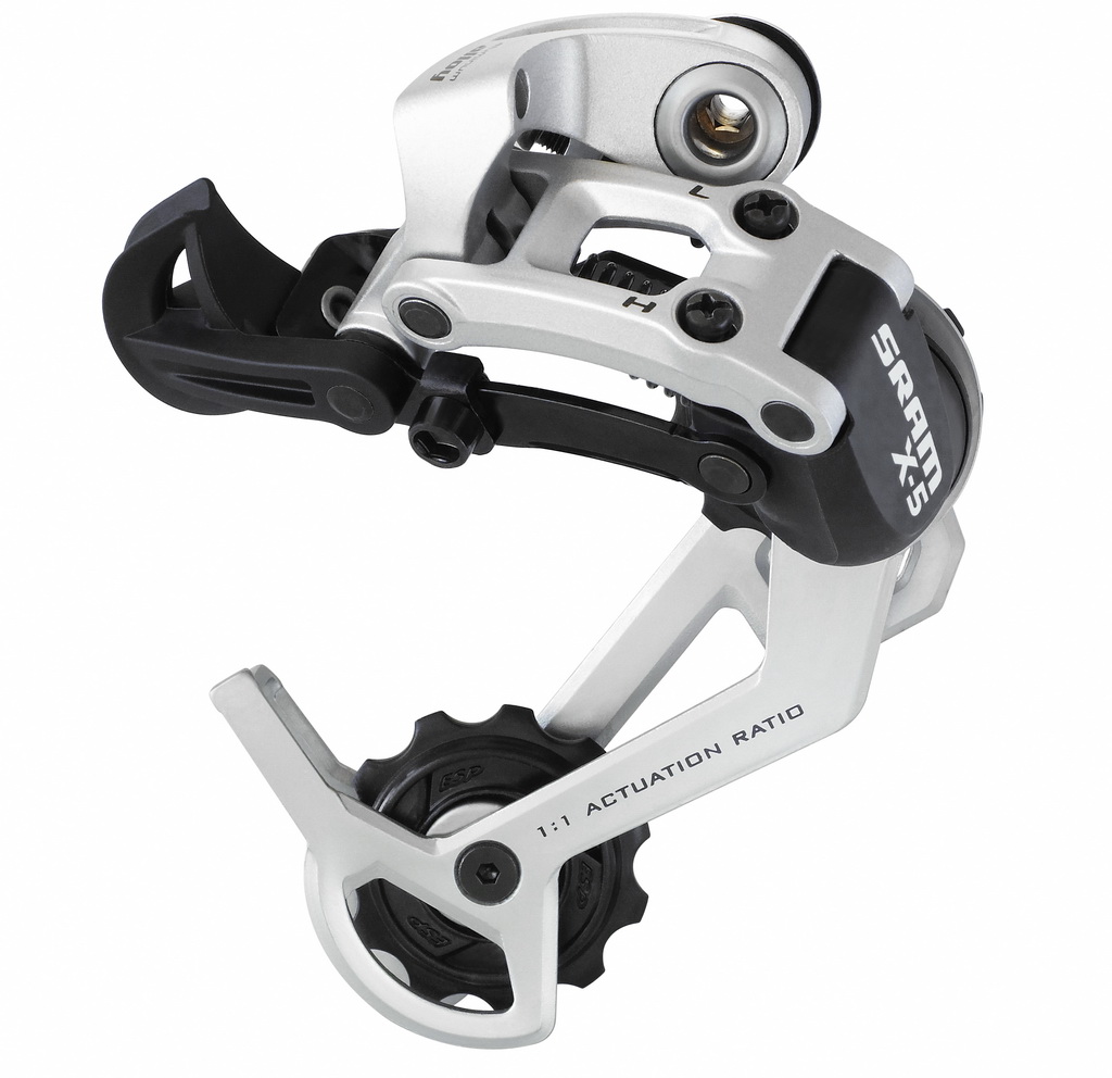 ΣΑΣΜΑΝ ΟΠΙΣΘΙΟ SRAM X-5 9 ΤΑΧΥΤΗΤΩΝ LONG CAGE ΜΑΥΡΟ