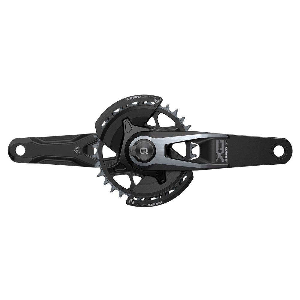 ΒΑΤΟΜΕΤΡΟ SRAM X0 EAGLE SPINDLE Q174 CL55 DUB MTB WIDE 165MM BLACK 2-GUARDS 32T T-TYPE