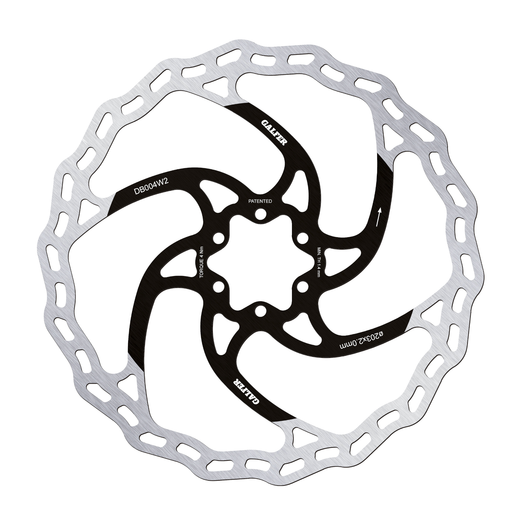 ΔΙΣΚΟΣ GALFER WAVE 203mm x 2.0mm