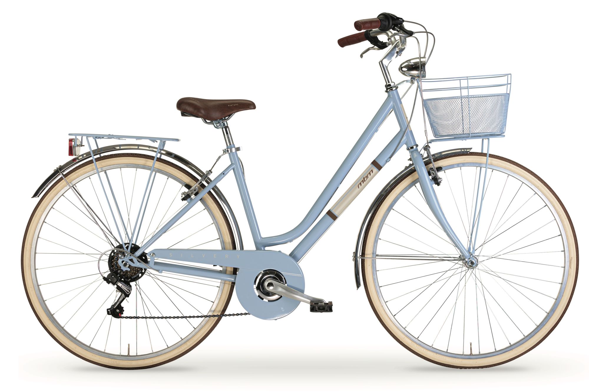 ΠΟΔΗΛΑΤΟ MBM NEW SILVERY 28'' ΓΥΝΑΙΚΕΙΟ 6 ΤΑΧΥΤΗΤΕΣ