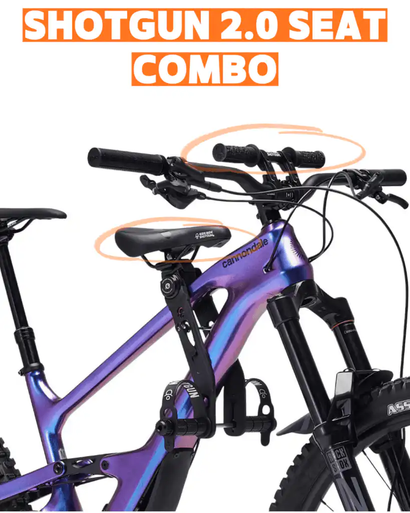 Kids Ride Shotgun 2.0 Combo με παιδικό κάθισμα και handlebars
